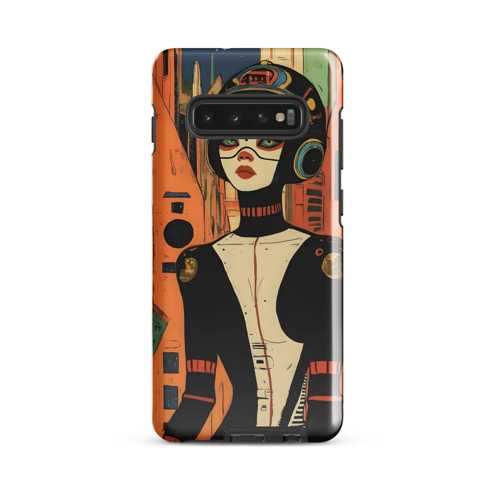 Futuristic Portrait of a Woman | Phone Case |  S10 Plus | Tough Case | Glossy