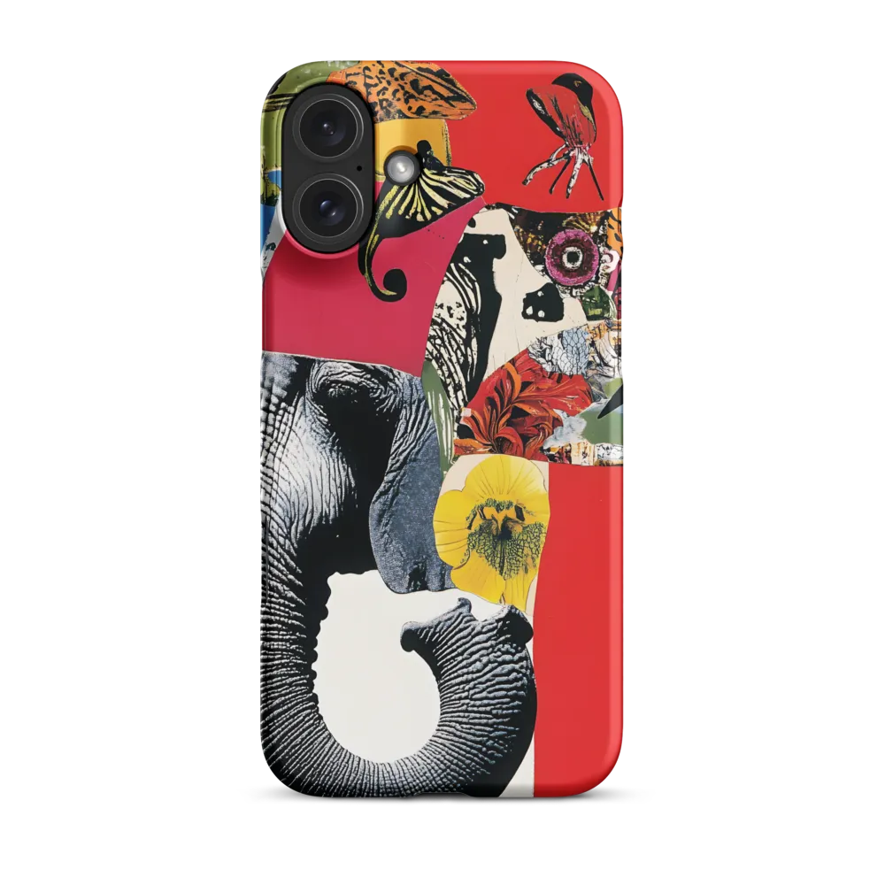 Whimsical Elephant: A Vibrant Collage of Life