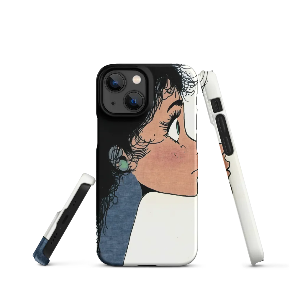 Whispers of Contemplation | Phone Case |  13 Mini | Snap Case | Matte