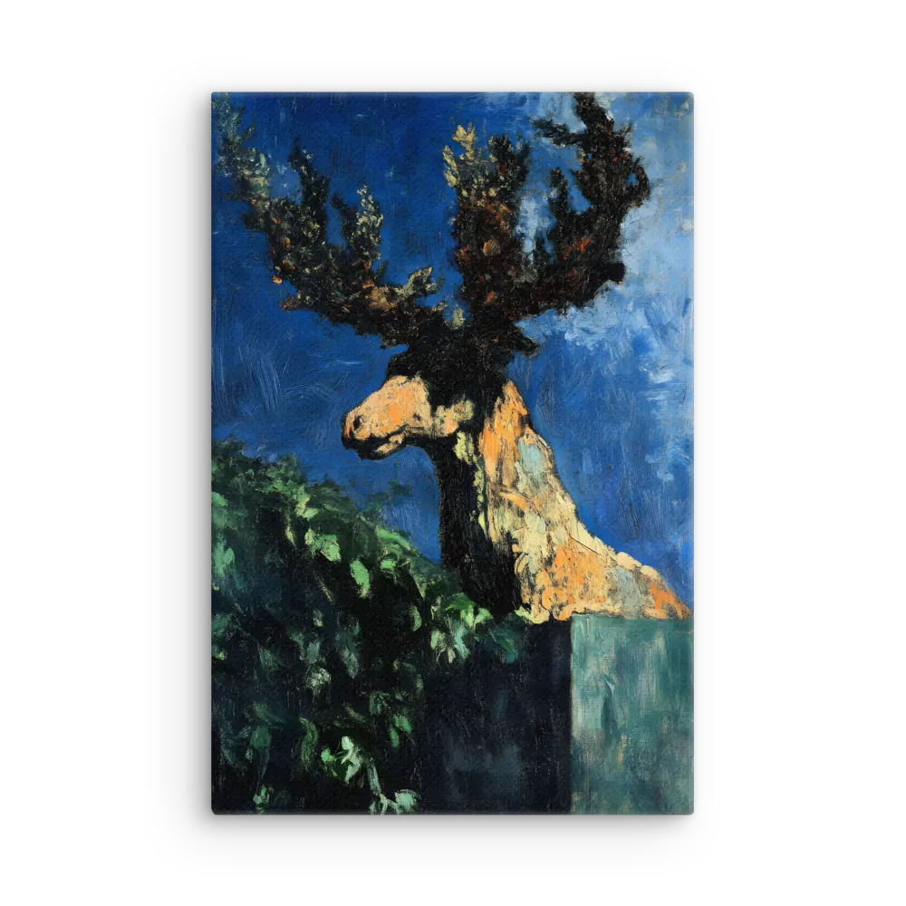 The Majestic Deer in Nature | Thin Canvas | 12″×18″
