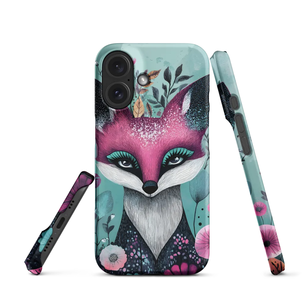 Whimsical Fox Among Blossoms | Phone Case |  16 | Snap Case | Matte