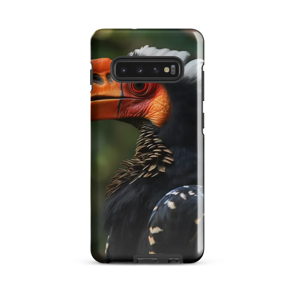 Majesty of the Hornbill | Phone Case |  S10 Plus | Tough Case | Glossy