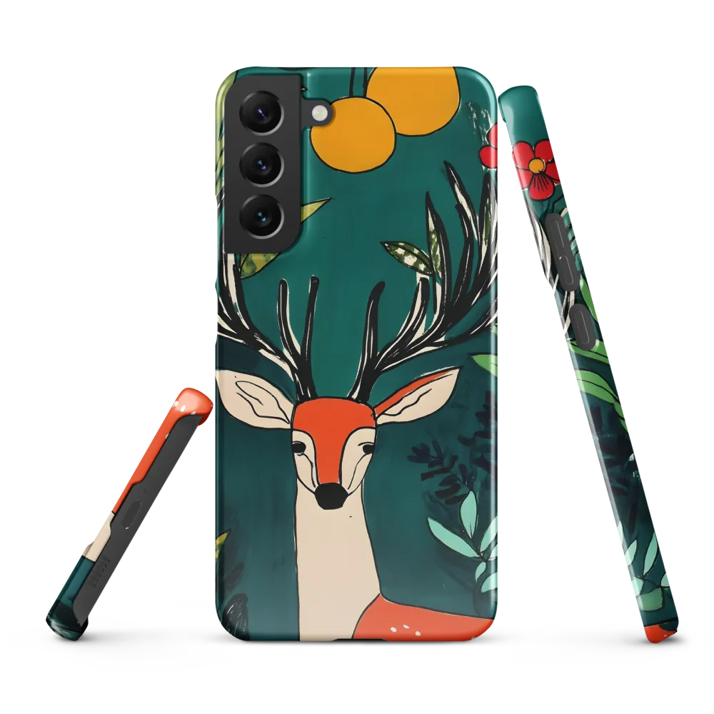 Nature's Embrace: The Majestic Deer | Phone Case |  S22 Plus | Snap Case | Glossy