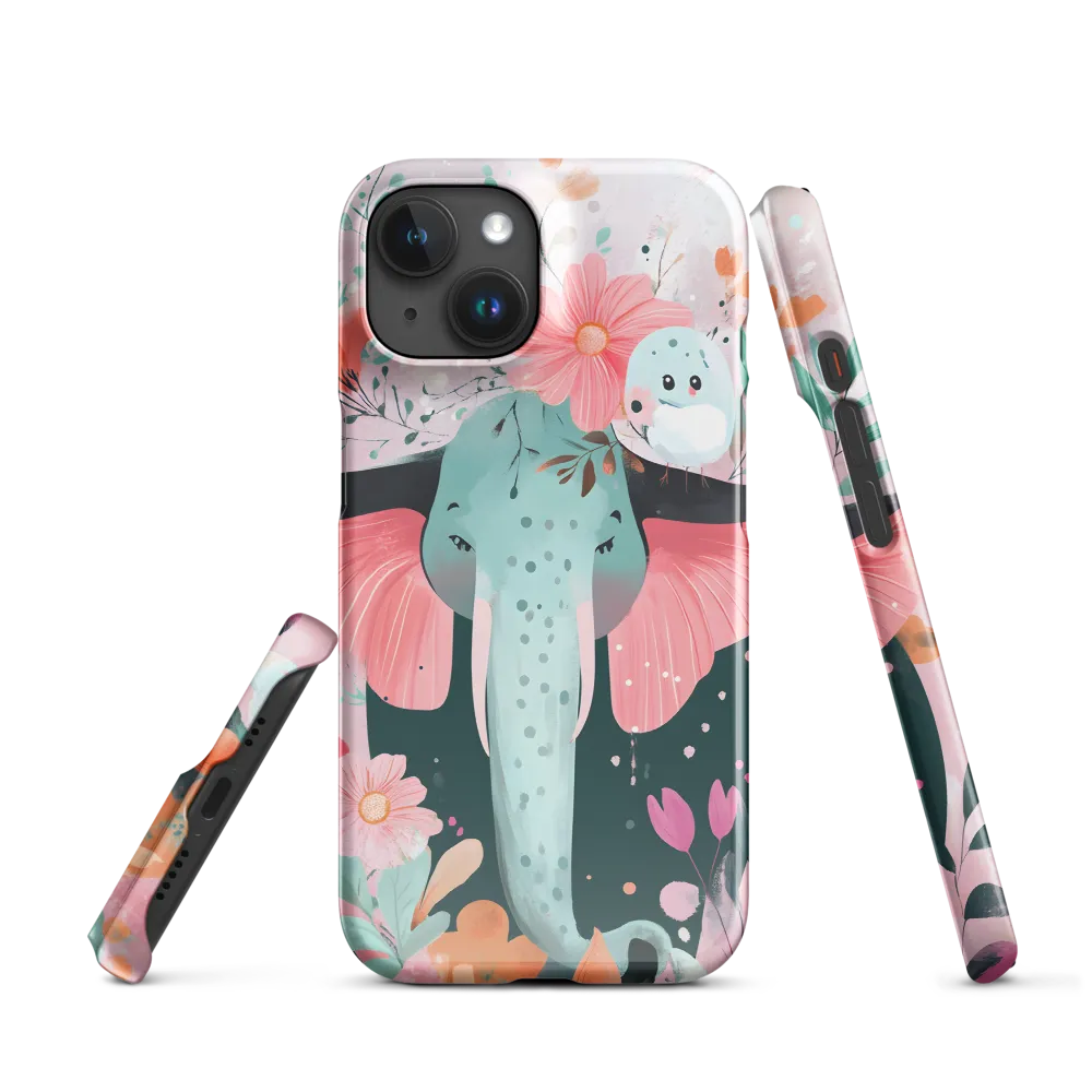 Whimsical Elephant in Bloom