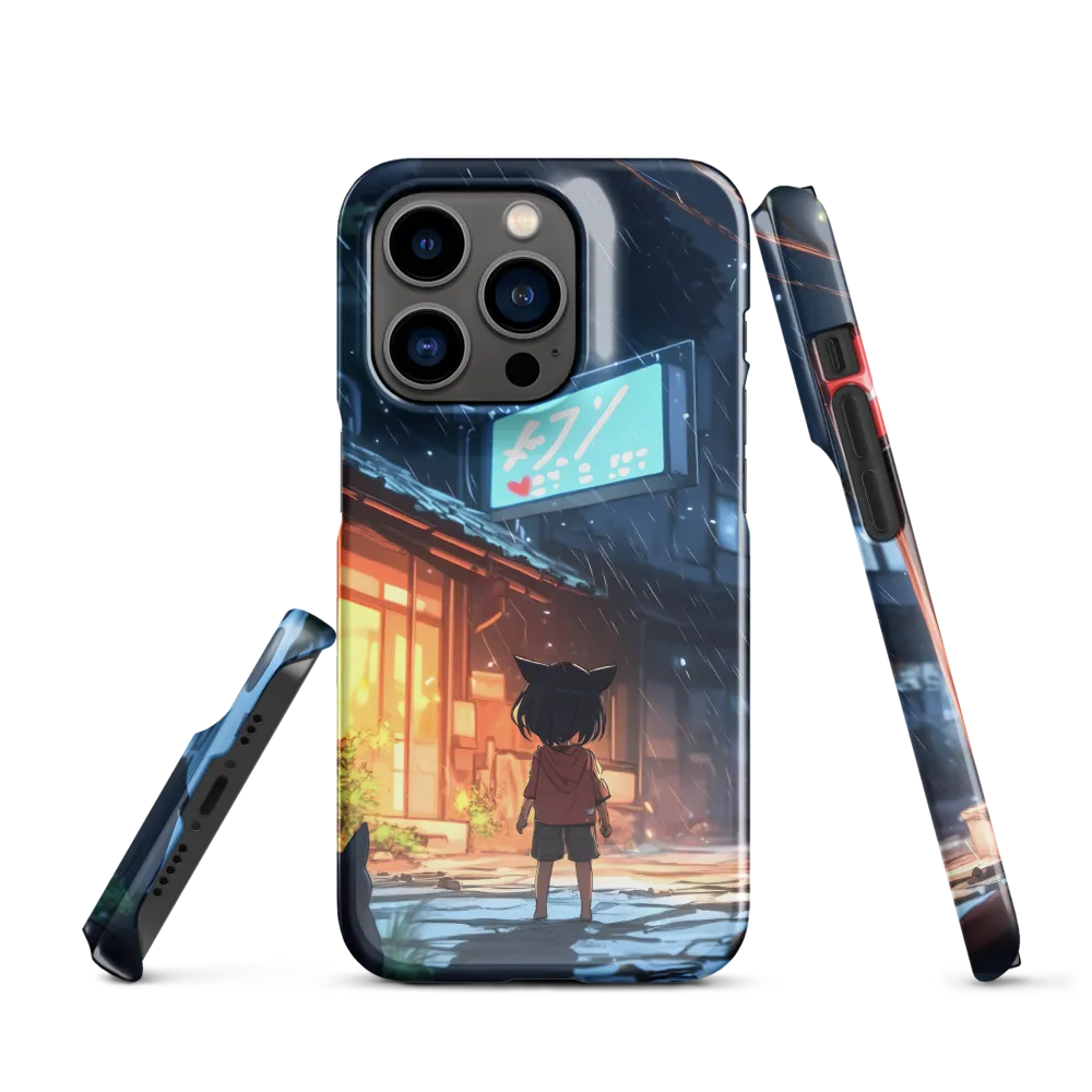 Whispers of the Rainy Night | Phone Case |  14 Pro | Snap Case | Glossy