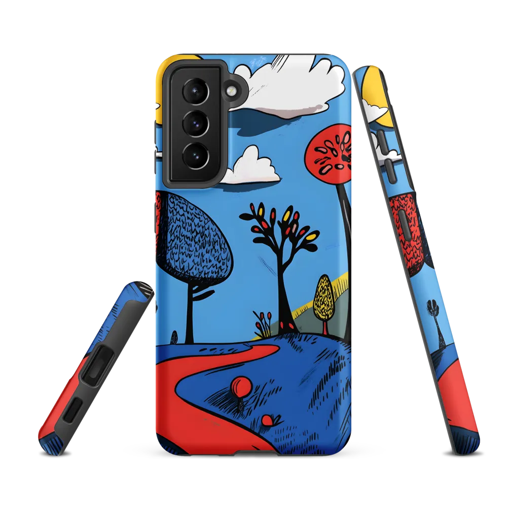 A Playful Journey Through Whimsical Woods | Phone Case |  S21 FE | Tough Case | Matte