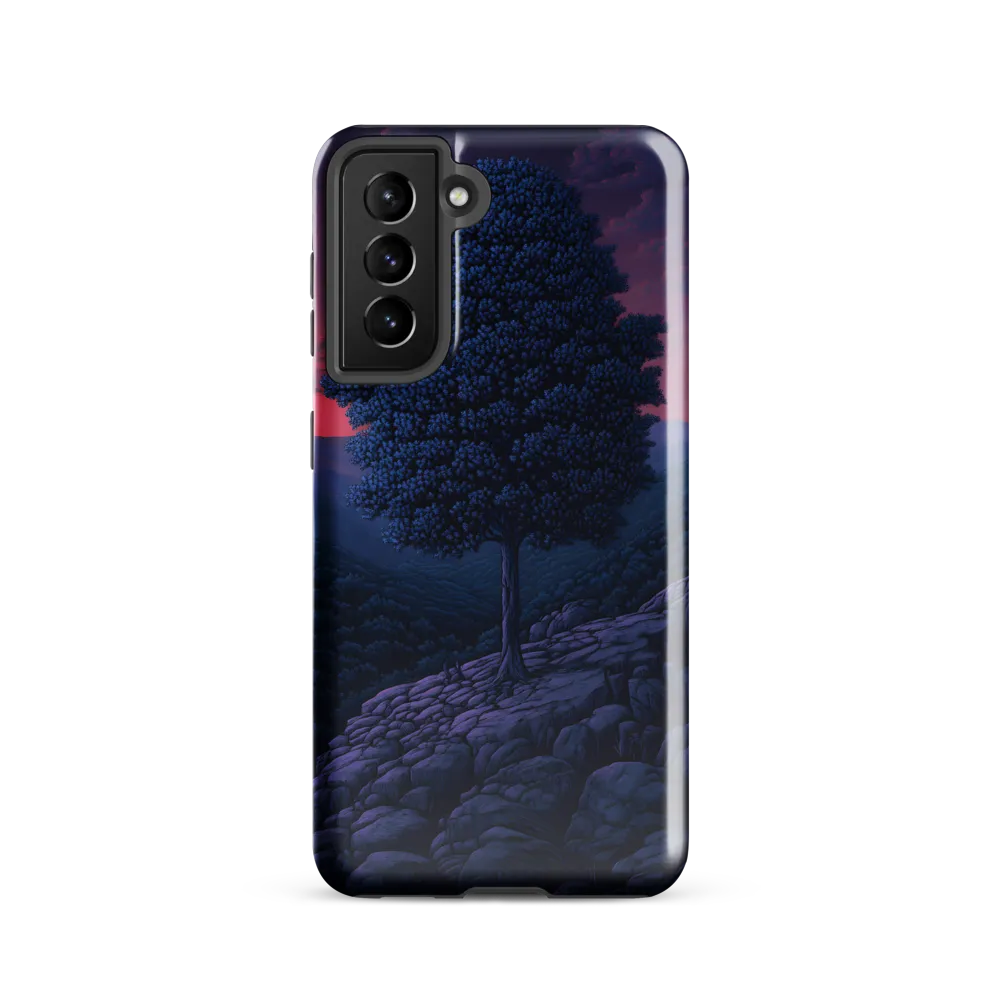 Solitary Sentinel: A Tree at Dusk