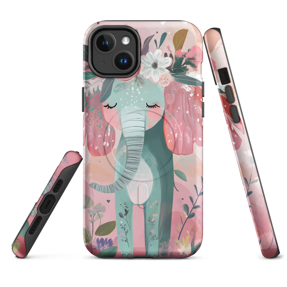Whimsical Elephant in Bloom