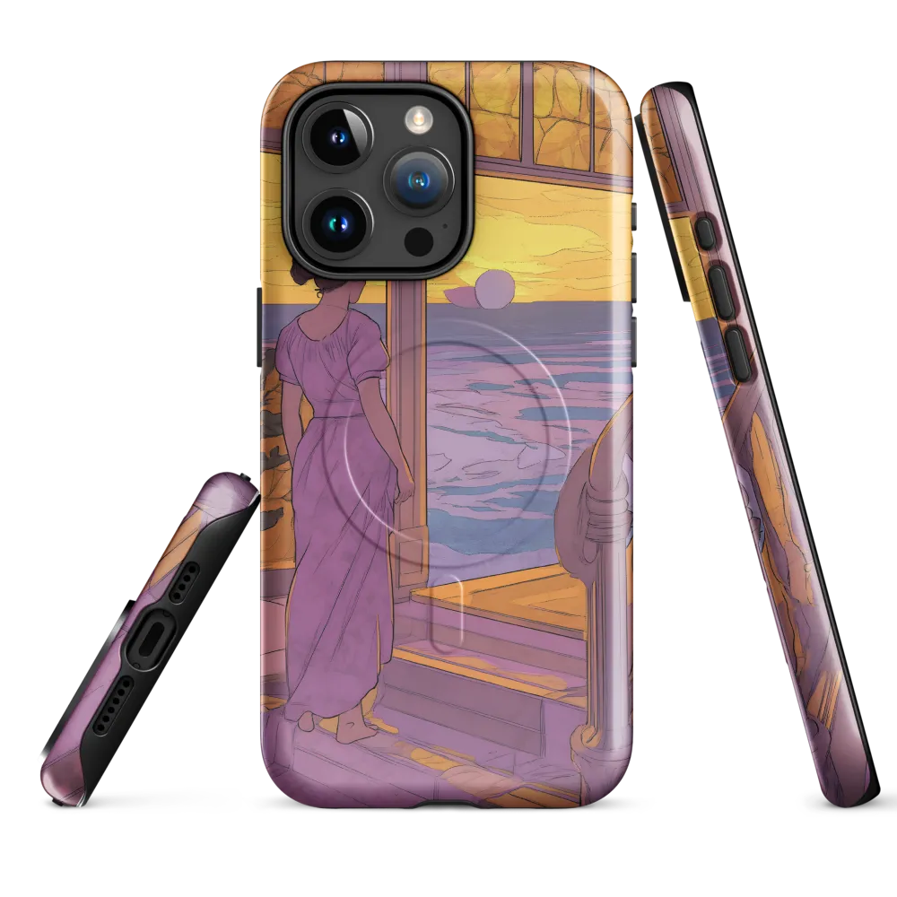 Whispers of the Sunset | Phone Case |  15 Pro Max | MagSafe® Tough Case | Glossy