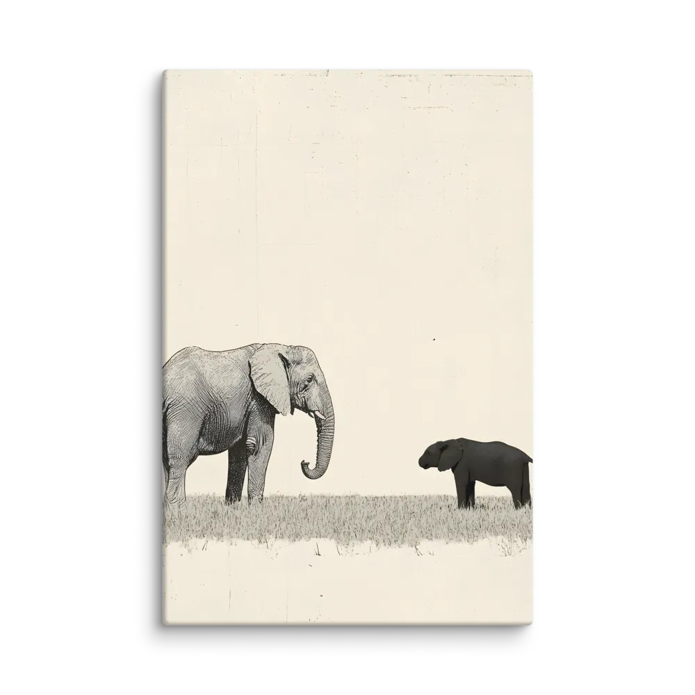 Contrasting Companions | Canvas | 32″×48″