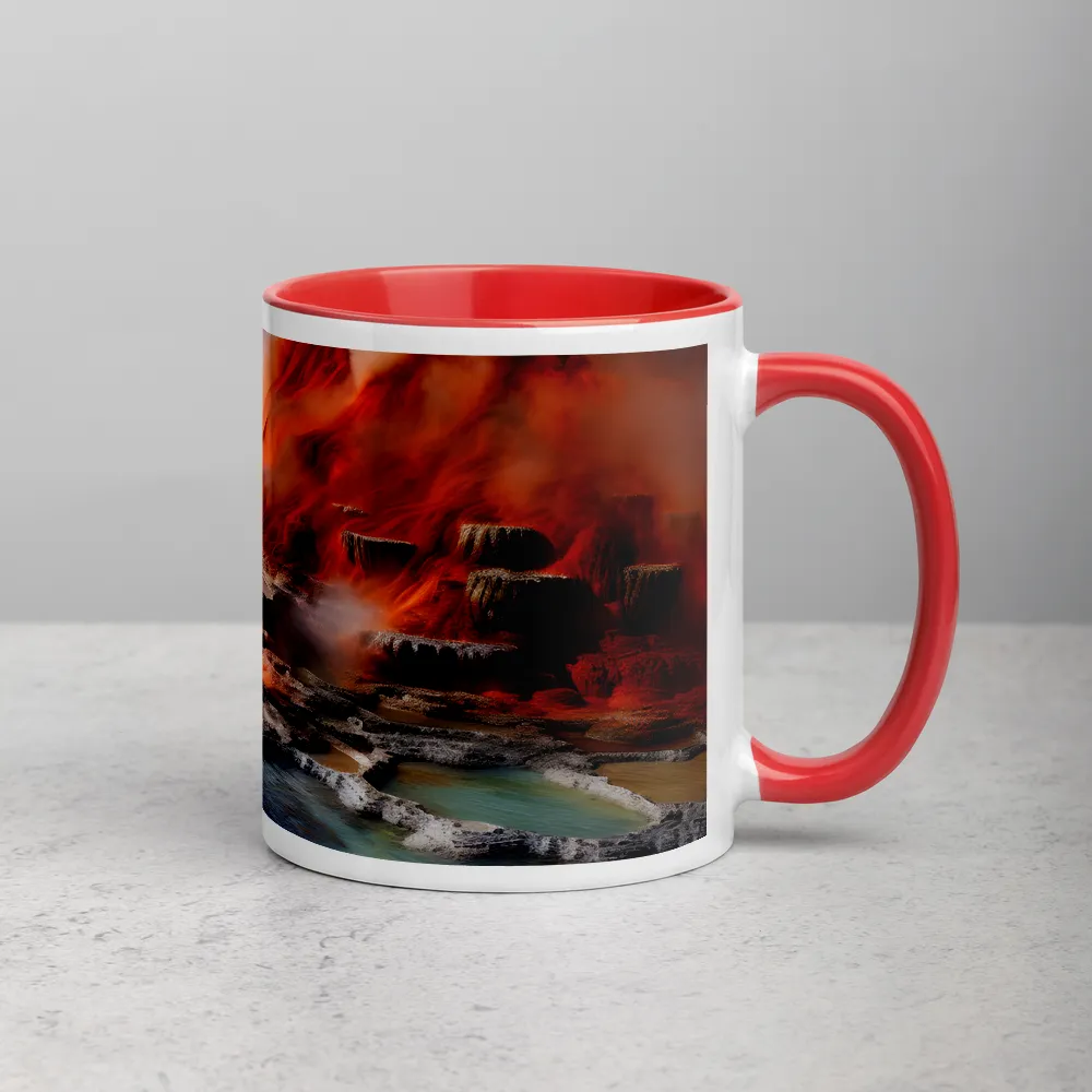 Nature's Fury: The Volcano's Expression
