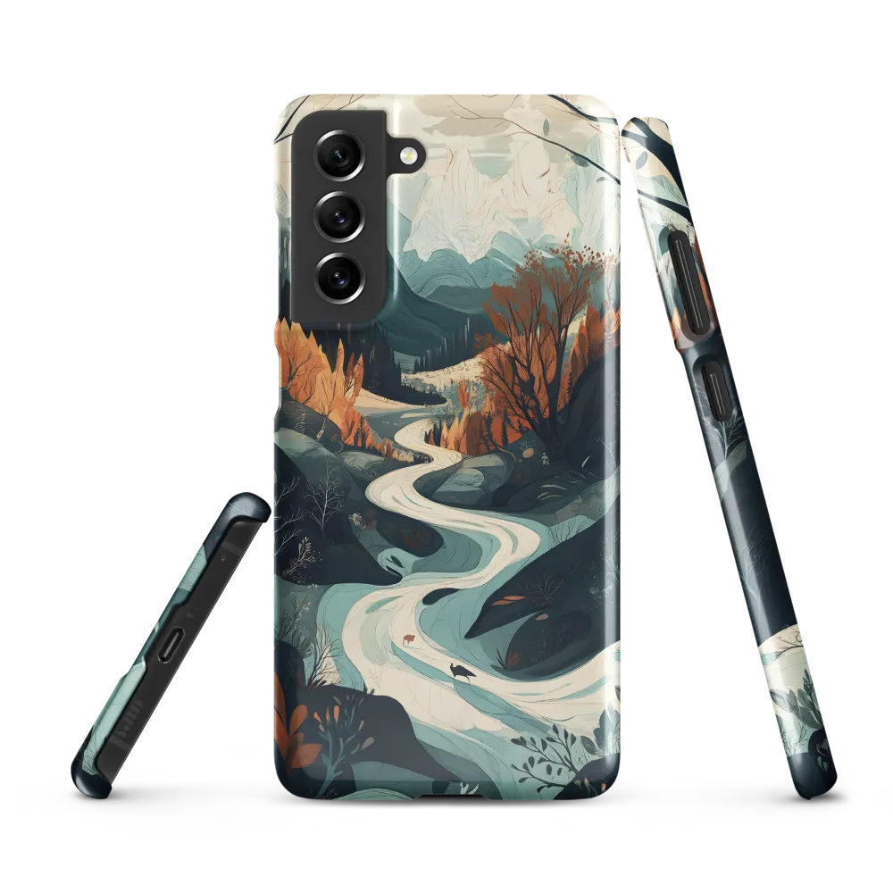 Winding Serenity: A Digital Landscape