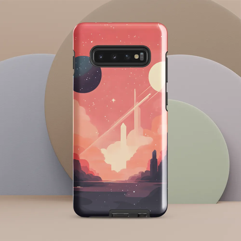 Celestial Serenity | Phone Case |  S10 Plus | Tough Case | Glossy