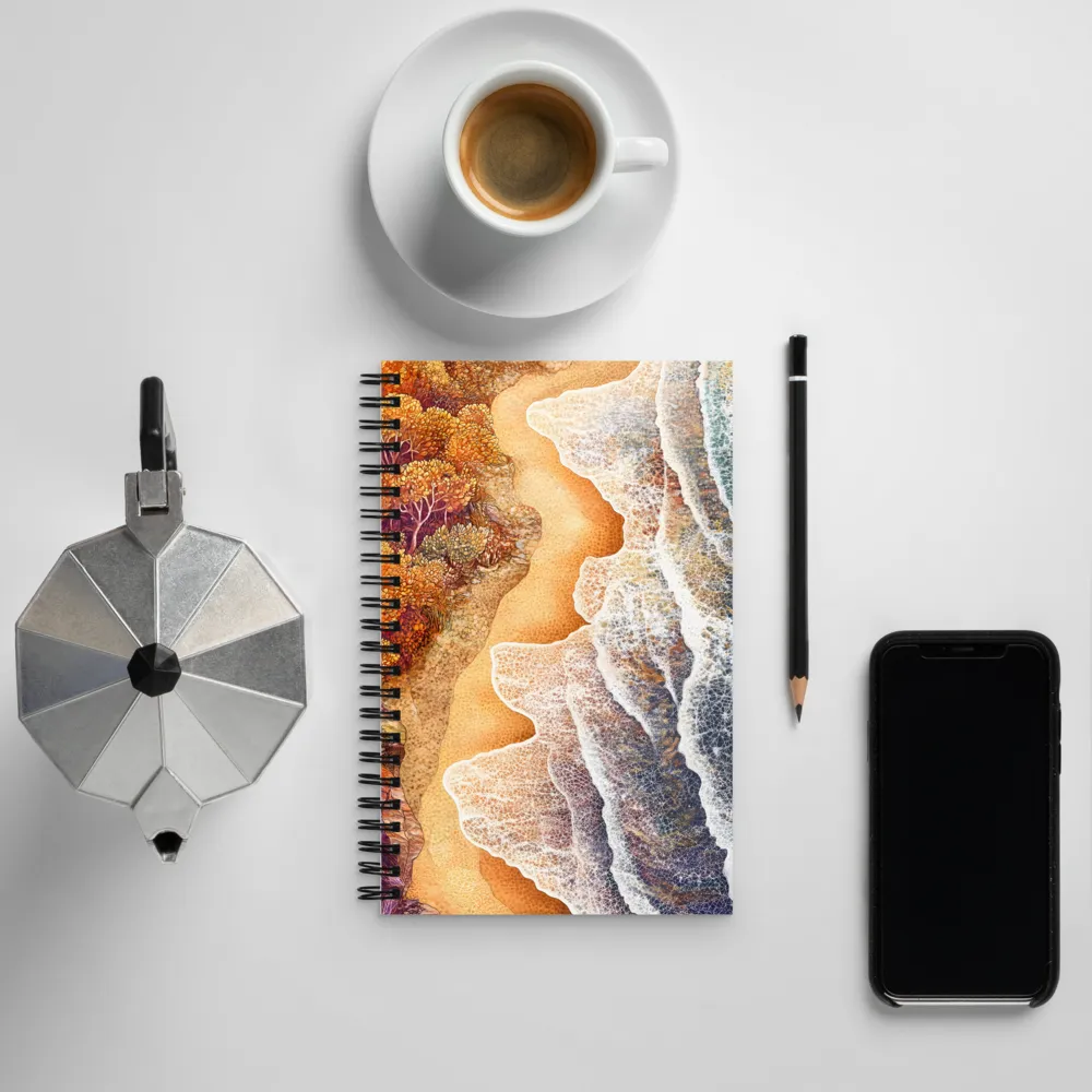 Serenity by the Shore | Spiral Notebook