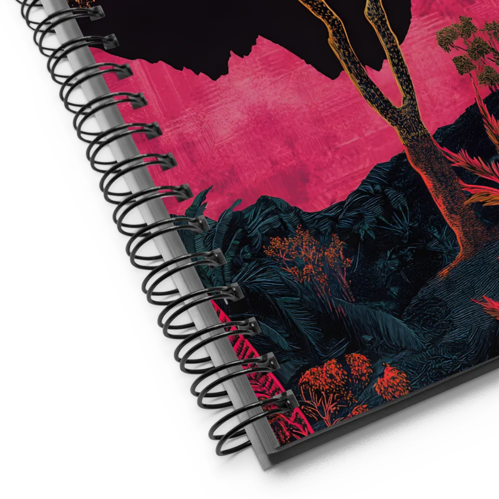 Ethereal Flora: The Enchanted Tree | Spiral Notebook