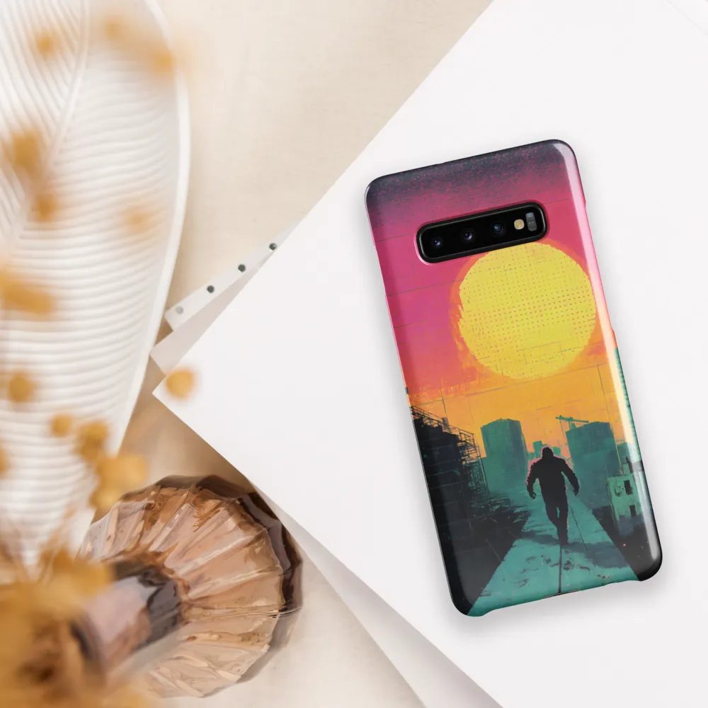 Solitude in a Neon City | Phone Case |  S10 Plus | Snap Case | Glossy