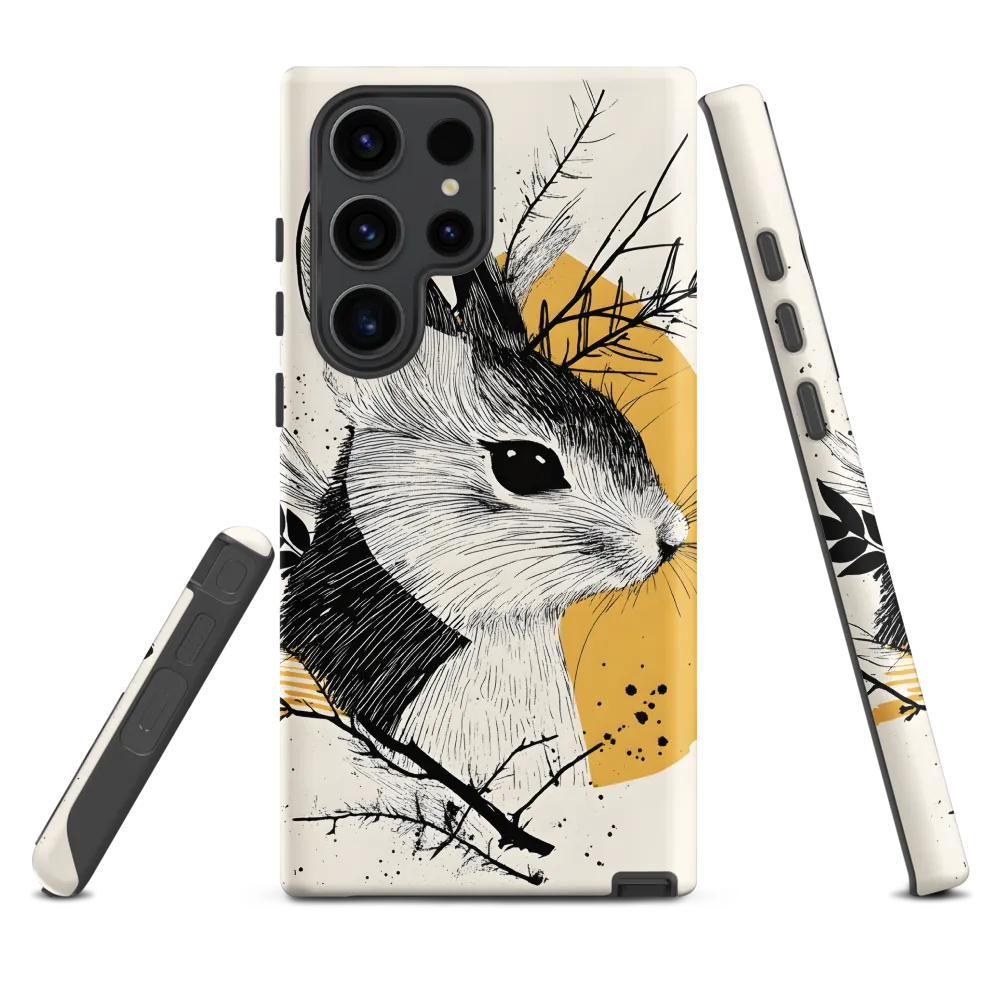Ethereal Rabbit: A Study in Line Art