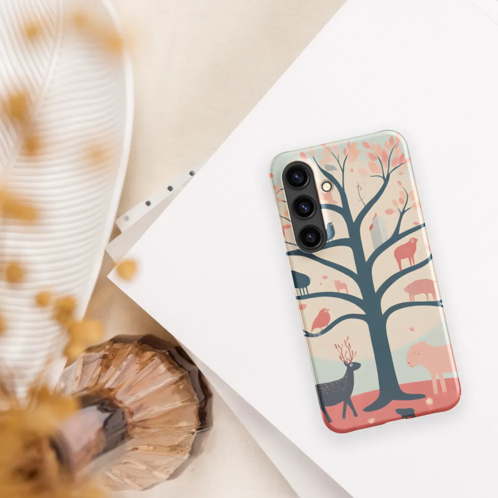Whimsical Tree with Playful Creatures