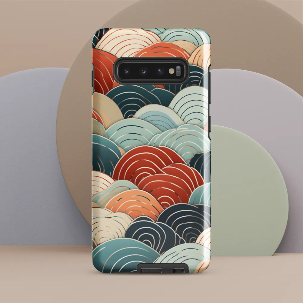 Rhythms of Waves | Phone Case |  S10 Plus | Tough Case | Glossy