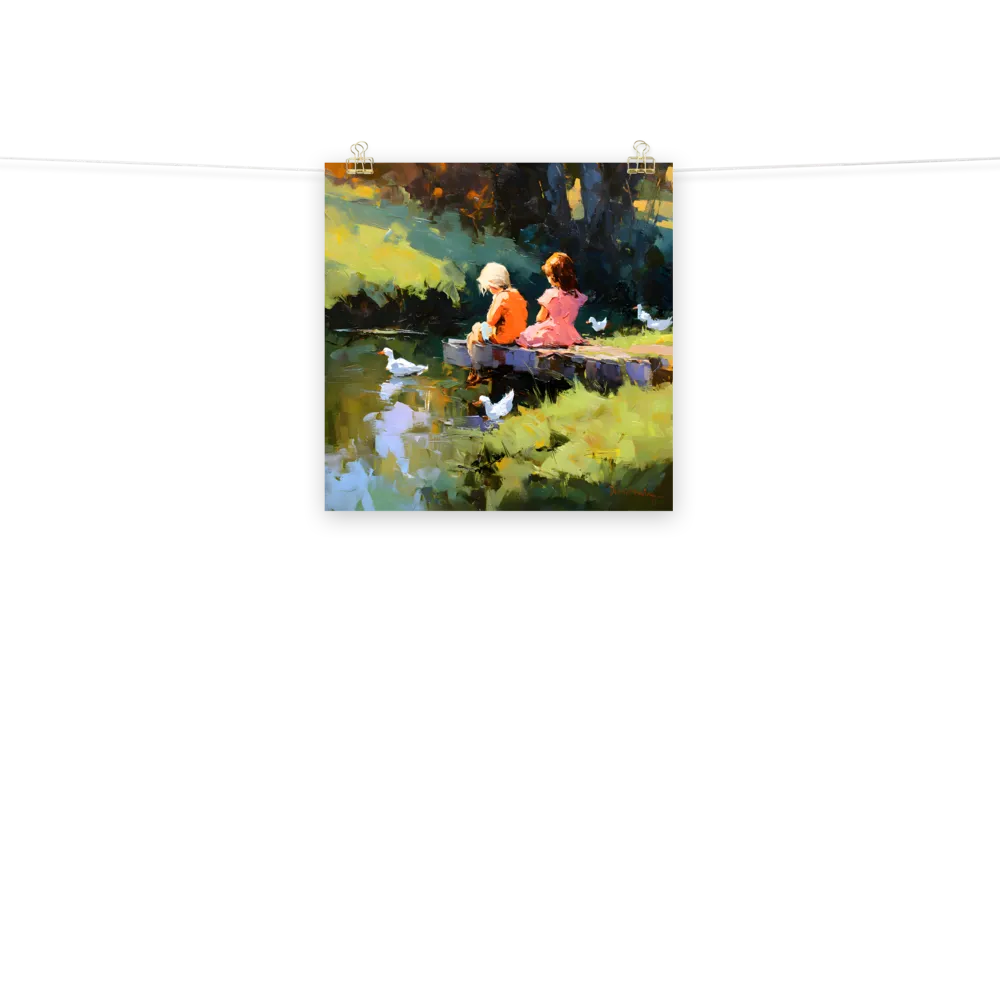 Pondside Reverie 
 Poster | 18″x 18″