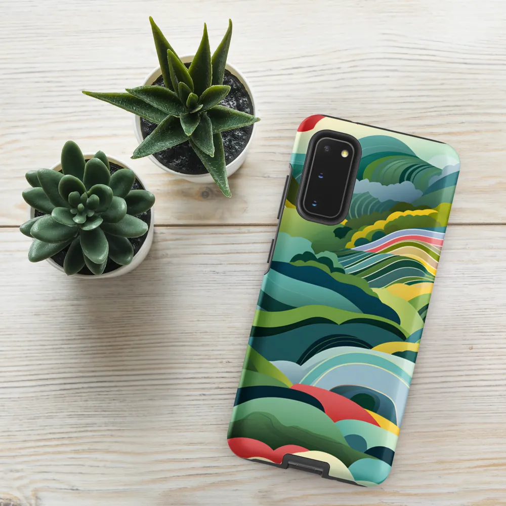 Waves of Serenity | Phone Case |  S20 | Tough Case | Matte
