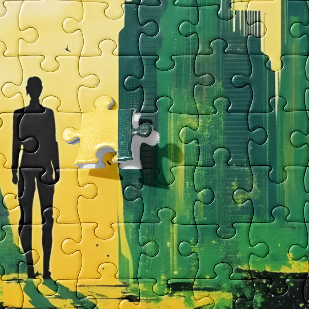 Ethereal Solitude in an Urban Landscape | Jigsaw Puzzle | 252/520 pieces