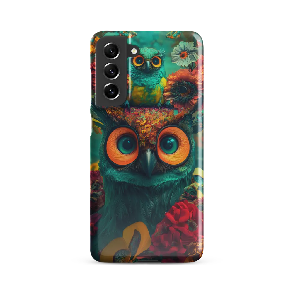 Majestic Harmony: The Floral Owl