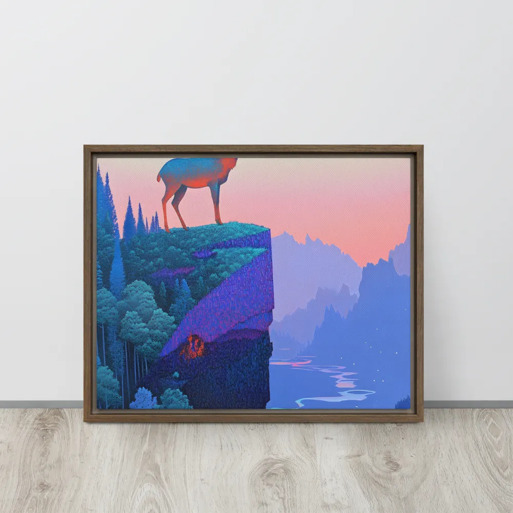 Majestic Refuge | Canvas with Brown Frame | 16″×20″