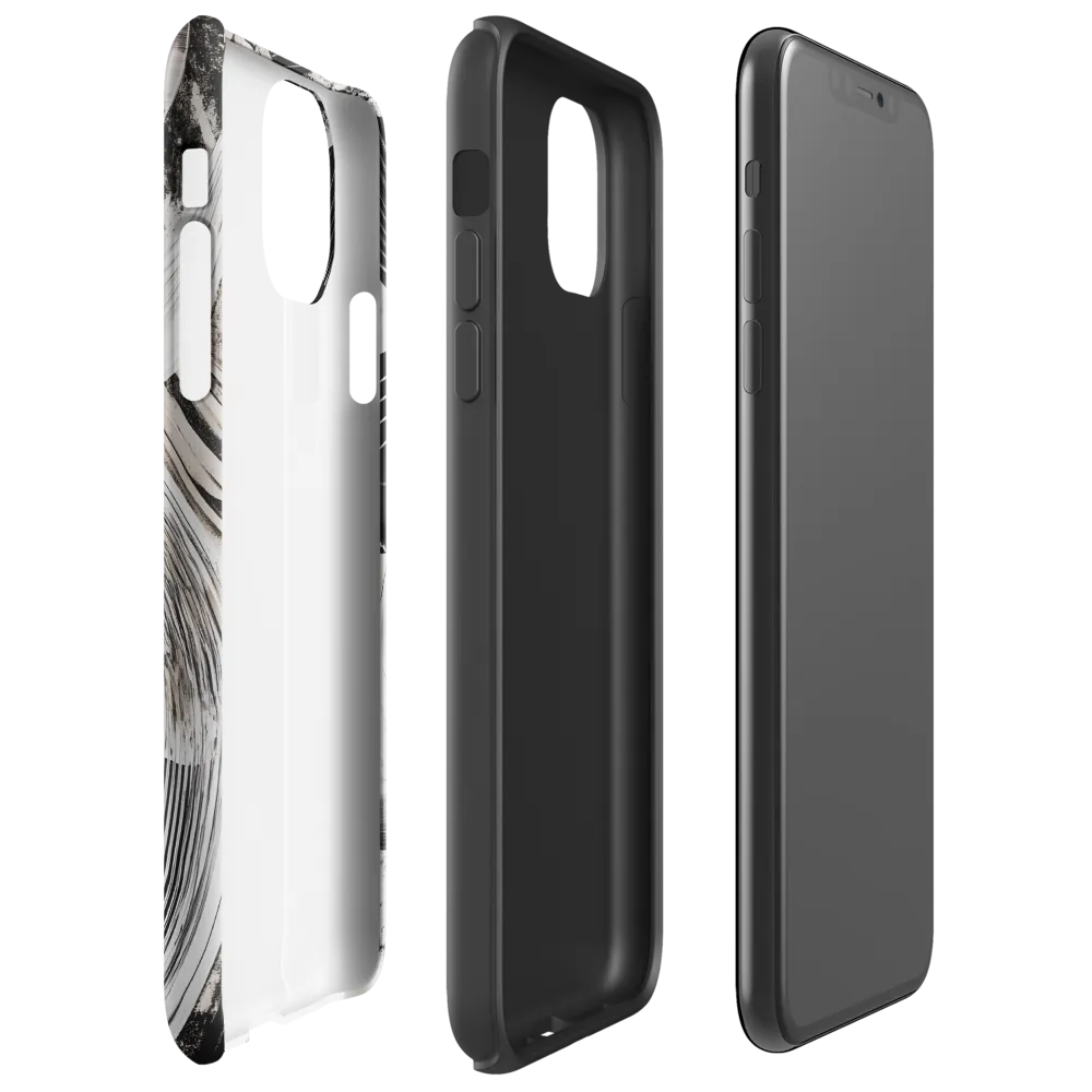 Fluid Harmony in Monochrome | Phone Case |  11 Pro Max | Tough Case | Glossy