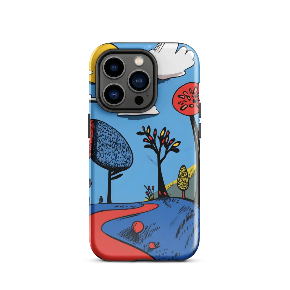 A Playful Journey Through Whimsical Woods | Phone Case |  14 Pro | Tough Case | Glossy