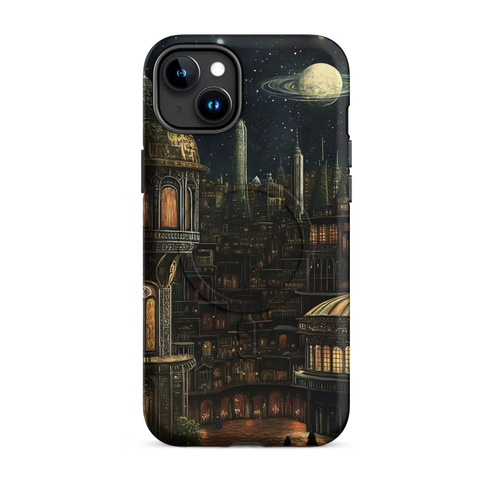 Celestial Enigma: A Surreal Cityscape