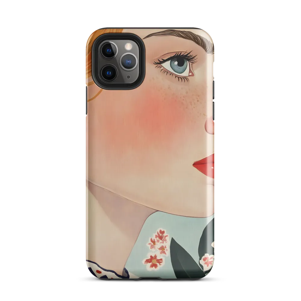 Serene Portrait of a Woman | Phone Case |  11 Pro Max | Tough Case | Glossy