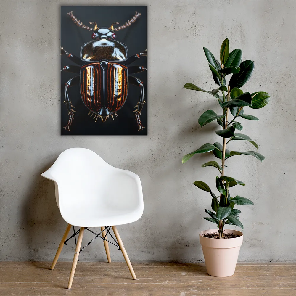 Luminous Insect Majesty | Canvas | 24″×36″
