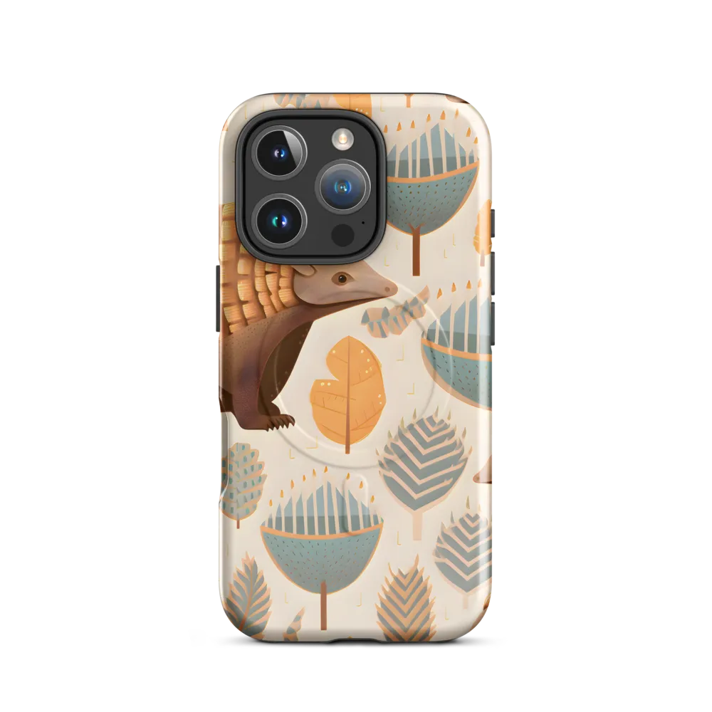 Pangolins in a Whimsical Habitat | Phone Case |  16 Pro | MagSafe® Tough Case | Glossy