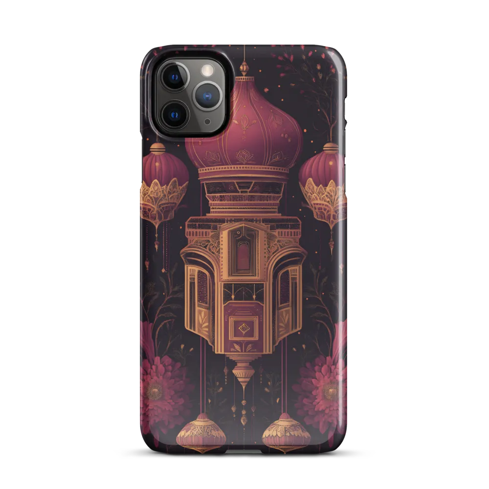 Ornate Harmony: A Digital Floral Architecture | Phone Case |  11 Pro Max | Snap Case | Glossy