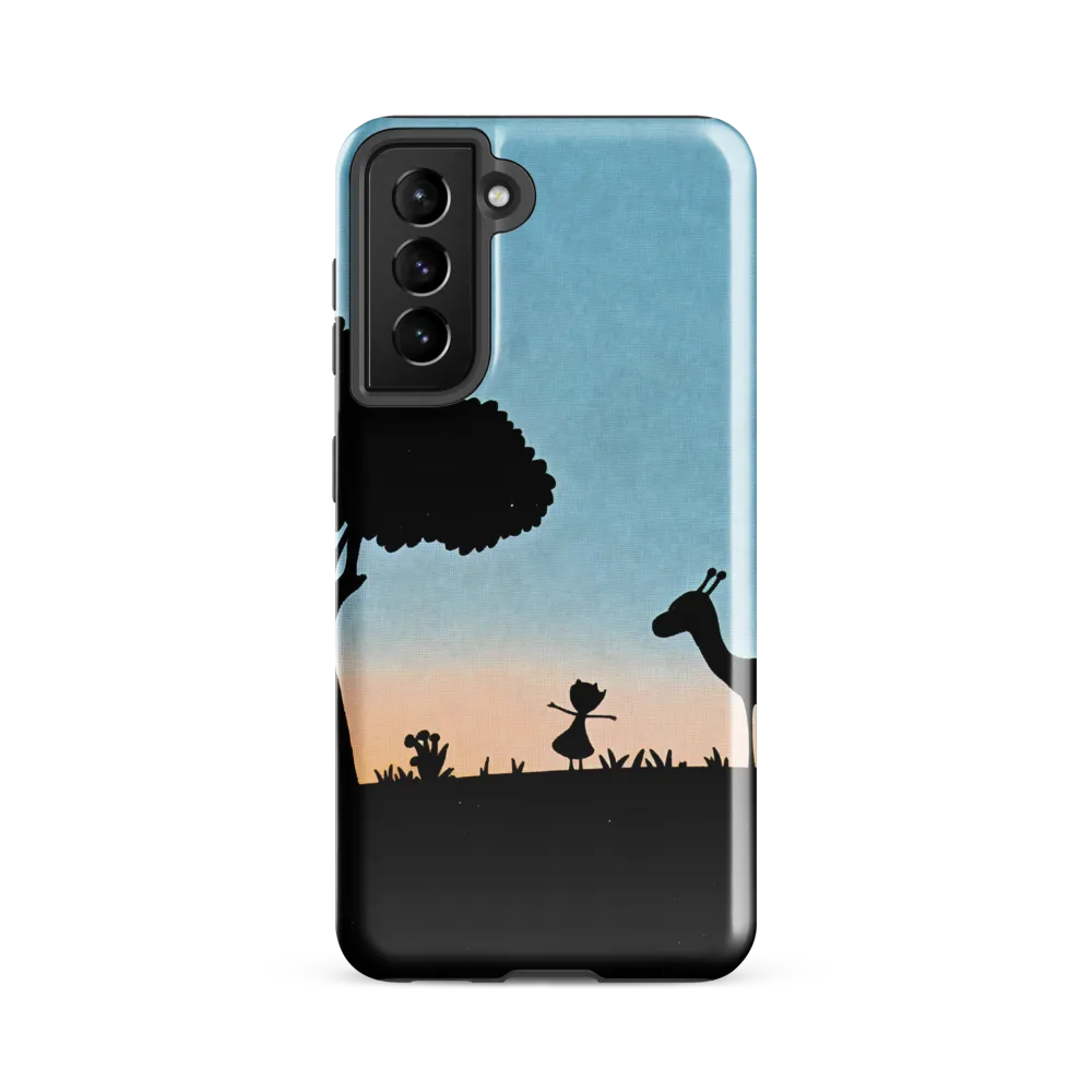 Curiosity in the Silhouette | Phone Case |  S21 FE | Tough Case | Glossy