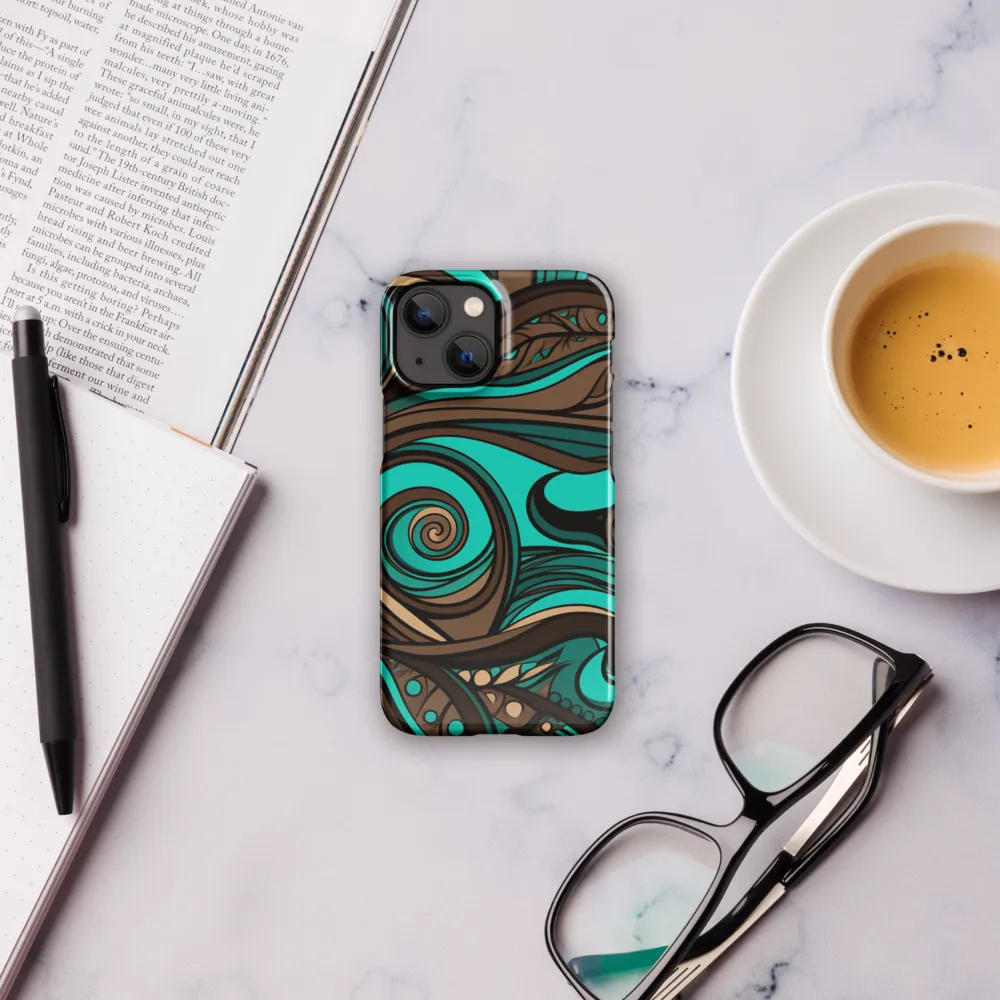 Fluctuating Currents | Phone Case |  13 Mini | Snap Case | Glossy