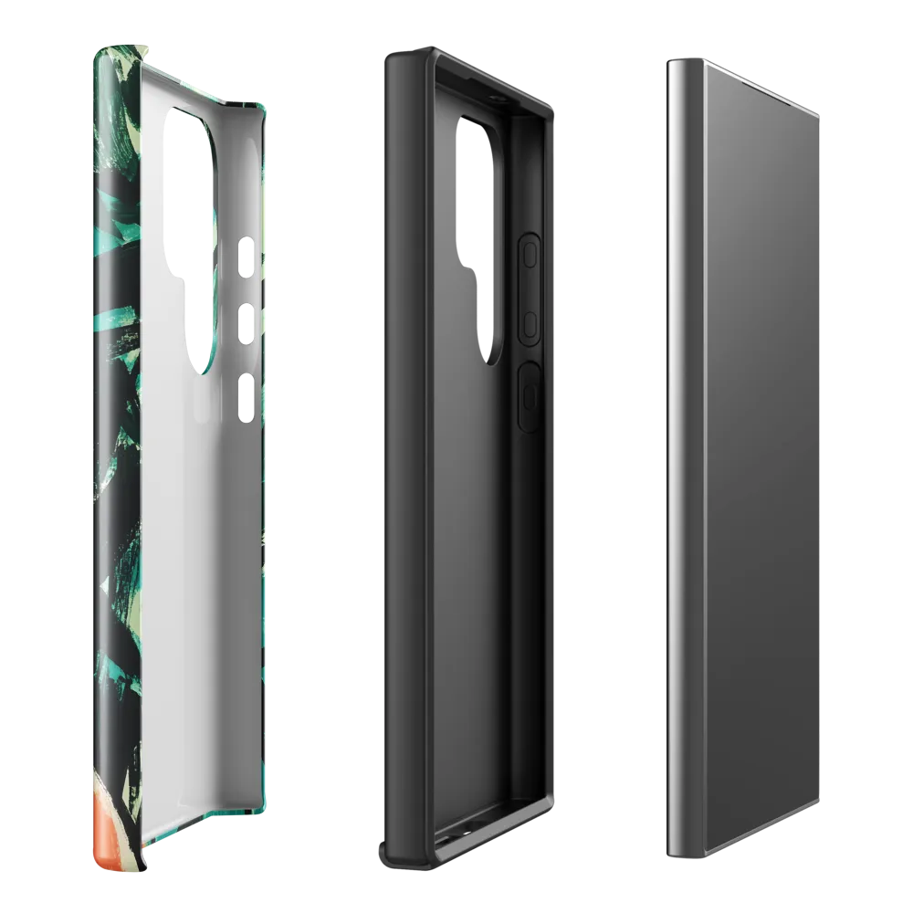 Curious Giraffe in Lush Greenery | Phone Case |  S24 Ultra | Tough Case | Glossy