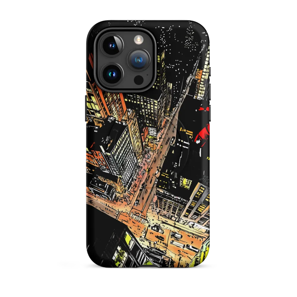 Urban Nightscape: A Bird's-eye View