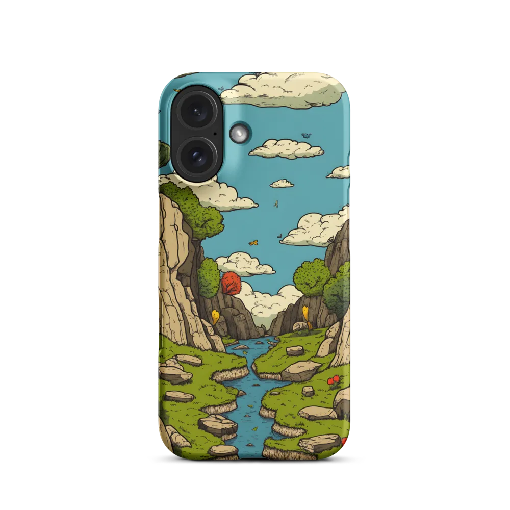 Whimsical Serenity: A Canyon Landscape