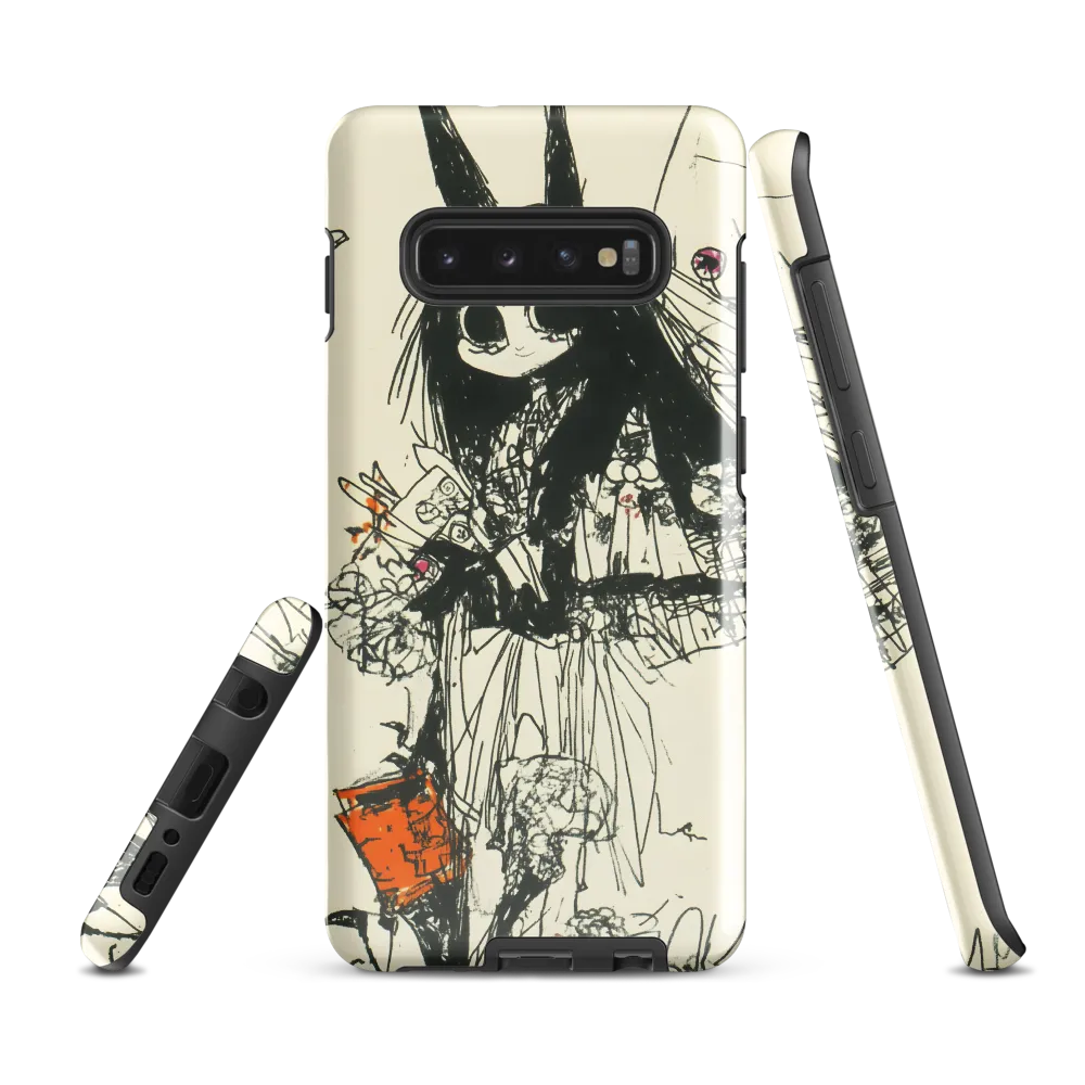 Whimsical Flora | Phone Case |  S10 Plus | Tough Case | Glossy