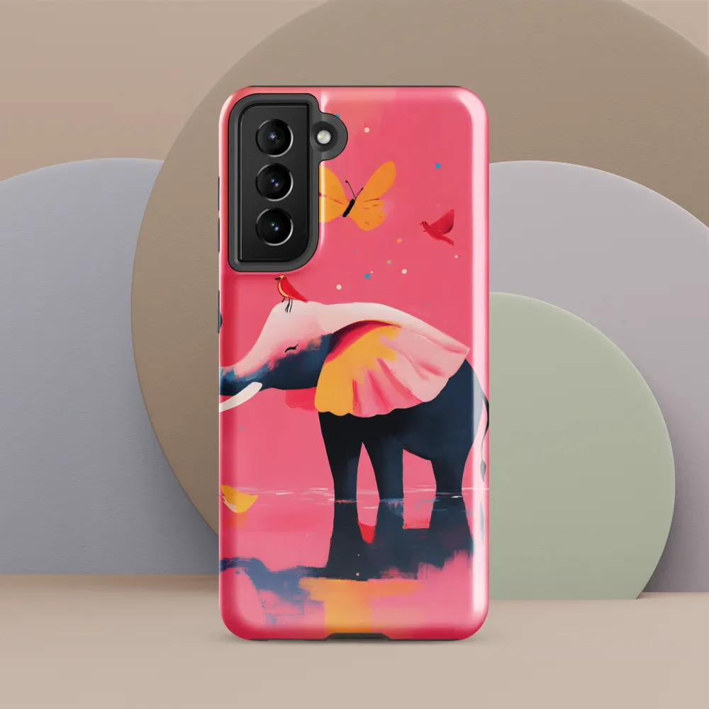 Whimsical Serenity: The Playful Elephant