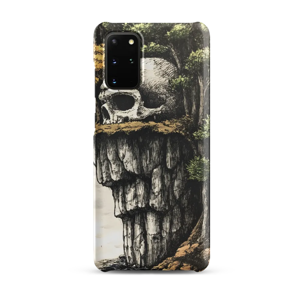 The Whispering Skull: A Surreal Encounter with Nature | Phone Case |  S20 Plus | Snap Case | Matte