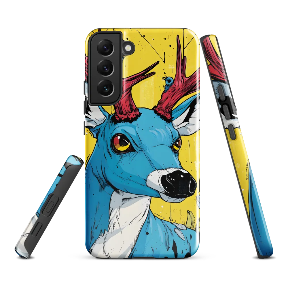 Vivid Antlers: A Modern Take on Nature