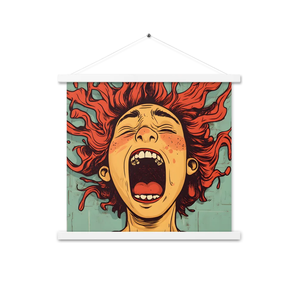 Fury Unleashed | Poster With White Wood Hanger | 18″×18″