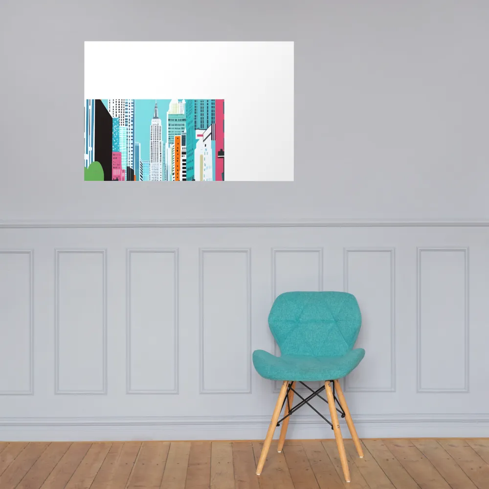 Urban Symphony: A Modern Cityscape | Poster | 24″×36″