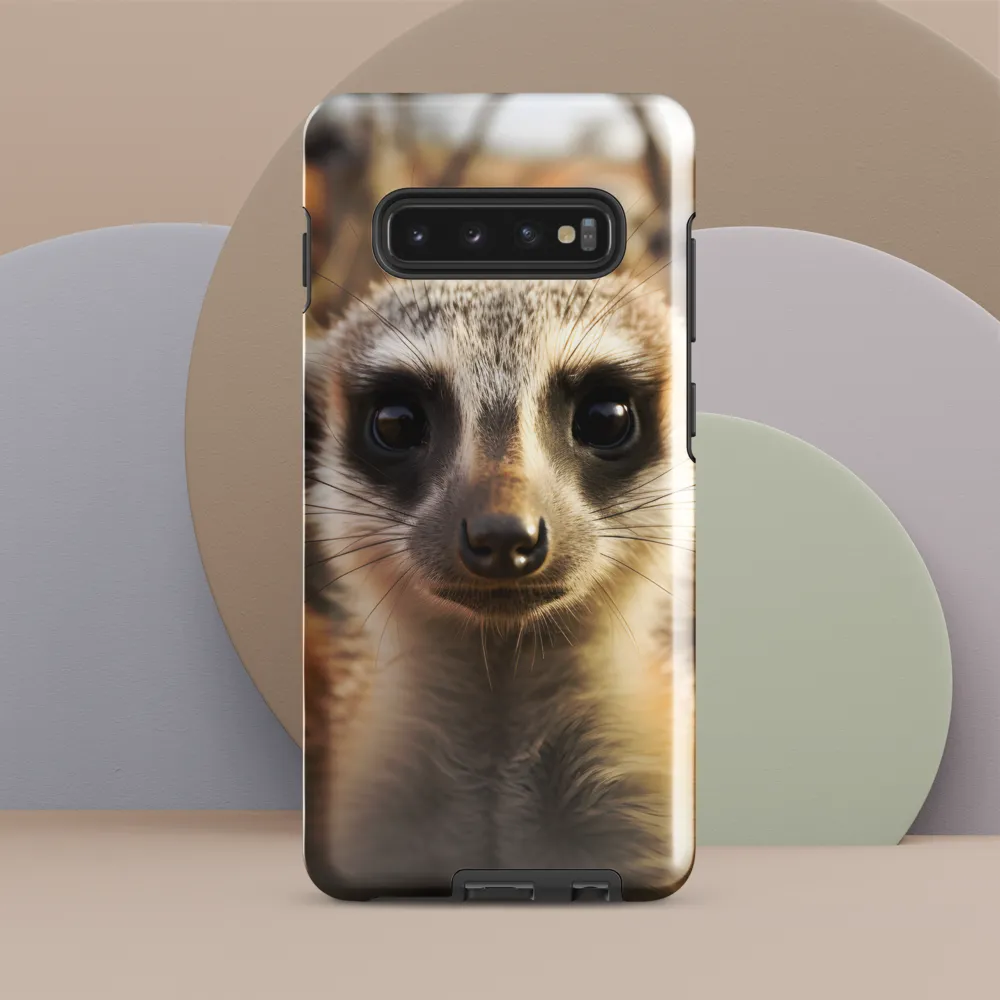 Curious Meerkats in Community | Phone Case |  S10 Plus | Tough Case | Glossy