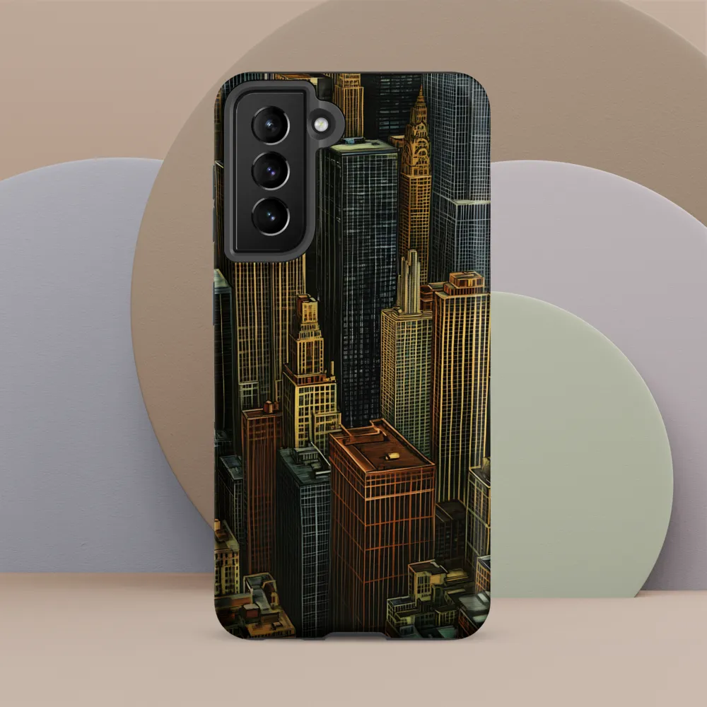 Urban Elegance: A Golden Cityscape
