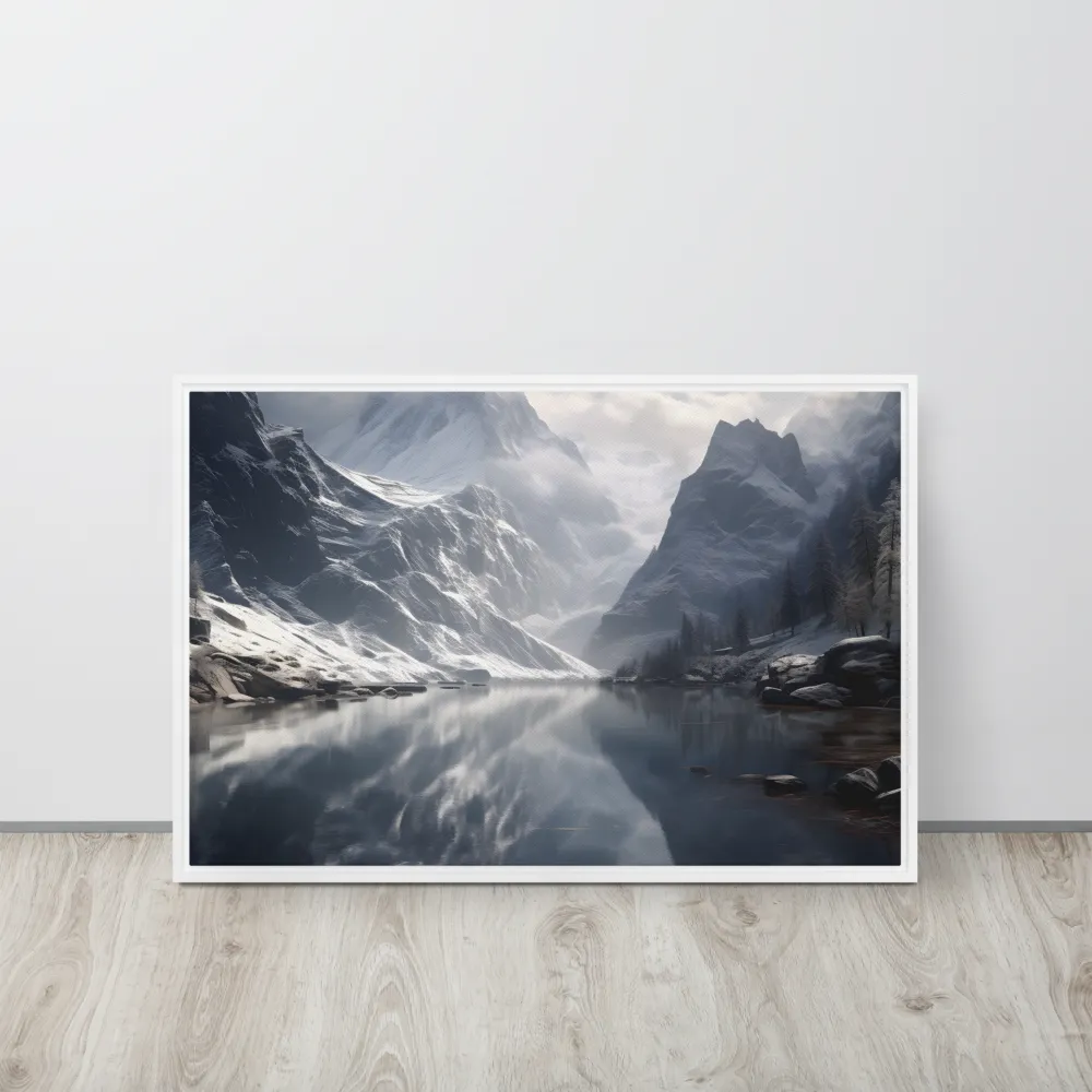 Echoes of Tranquility | Canvas with White Frame | 20″×30″