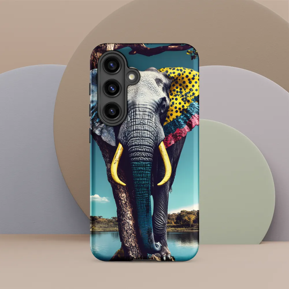 Playful Elegance: The Surreal Elephant